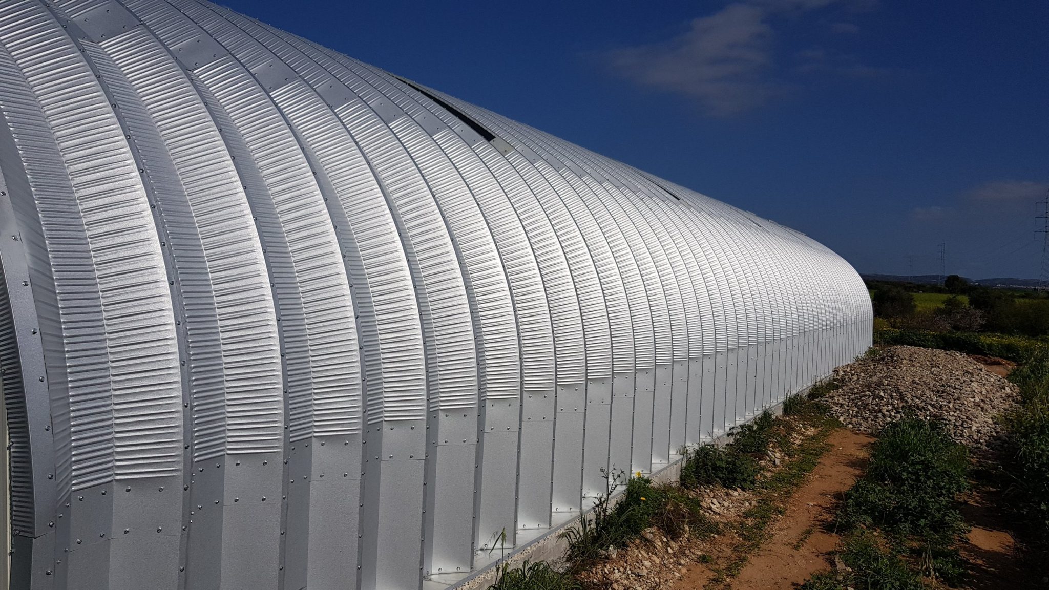 Innovaland prefabricated arch steel building system
